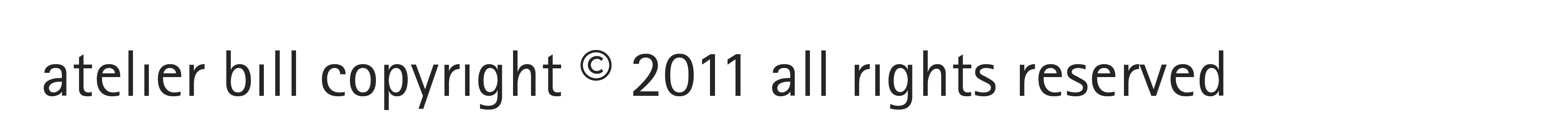 copyright atelier bill